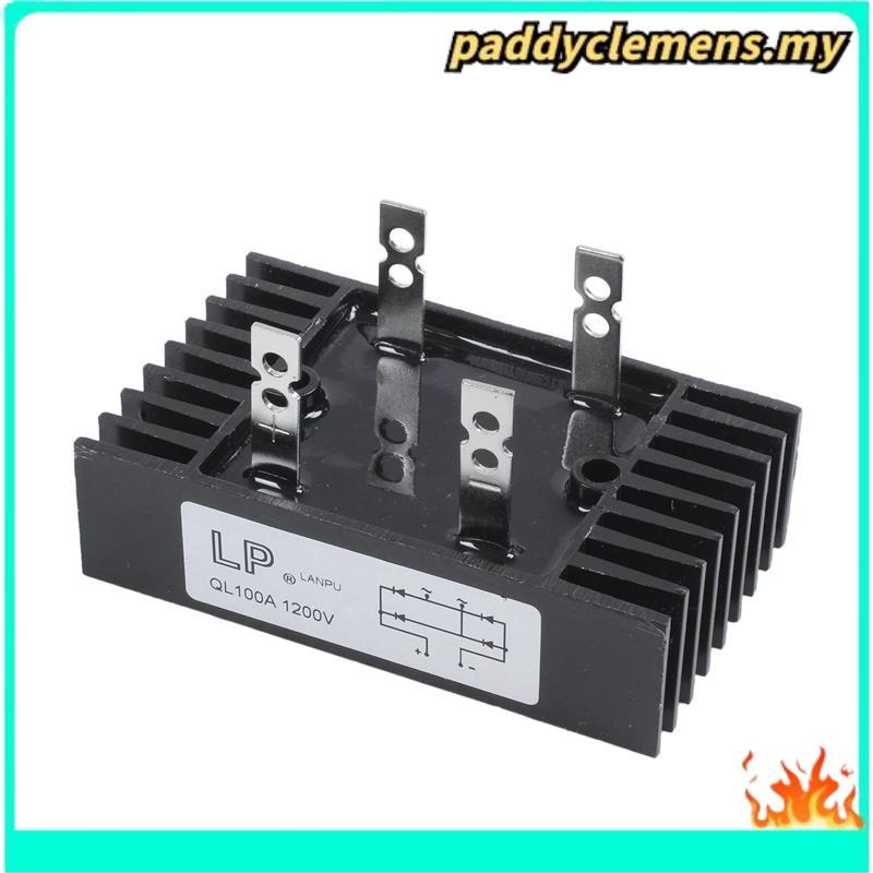 100Amp 1200Volts 4 Pins 1 เฟสไดโอดสะพาน Rectifier QL100 ประเภท