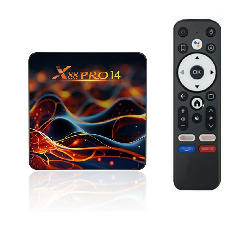 X88 PRO 14 Set Top box RK3518 Android 14 Network Player 4K HD tv box ขายส่ง