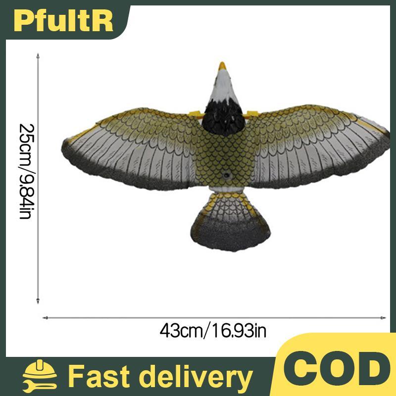 Luminous Bird Repellent แขวน Eagle พร้อมเพลง Flying Bird Scarer Flying Bird