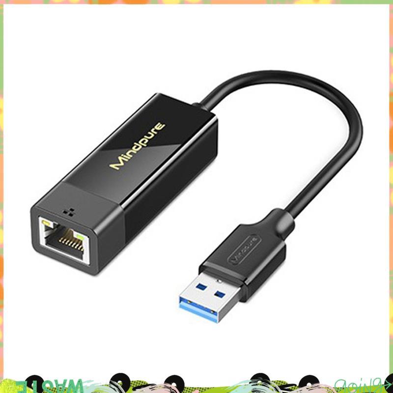 อะแดปเตอร์ USB Gigabit Ethernet การ์ดเครือข่าย USB 3.0 เป็น USB RJ45 Lan สําหรับ PC Win10 Ethernet U