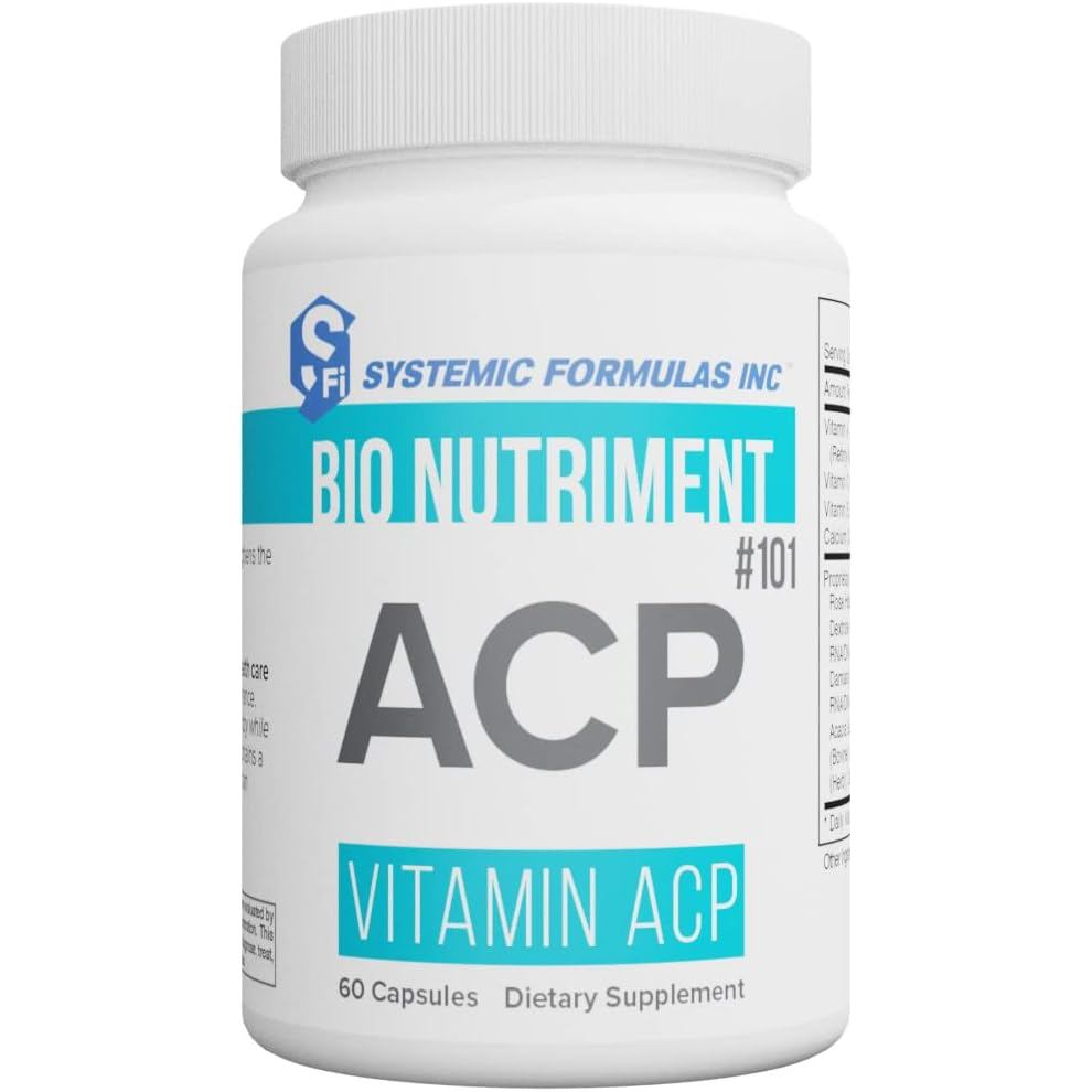 สูตรระบบ ไบโอนิวทริเมนท์ #101 วิตามิน ACP 60 แคปซูล รองรับคอลลาเจน, รองรับฤดูหนาว, รองรับภูมิคุ้มกัน