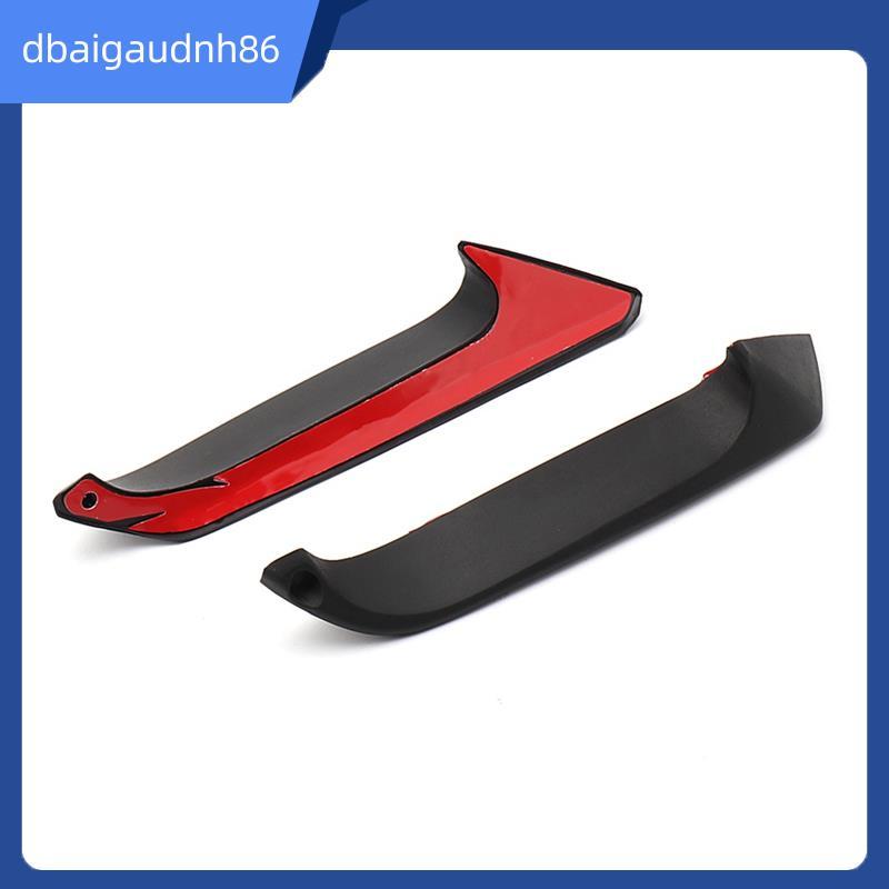 READY STOCK2 PCS Air Deflector Kit รถจักรยานยนต์ Air Deflector ชุดรถจักรยานยนต์พลาสติกสีดําสําหรับ N