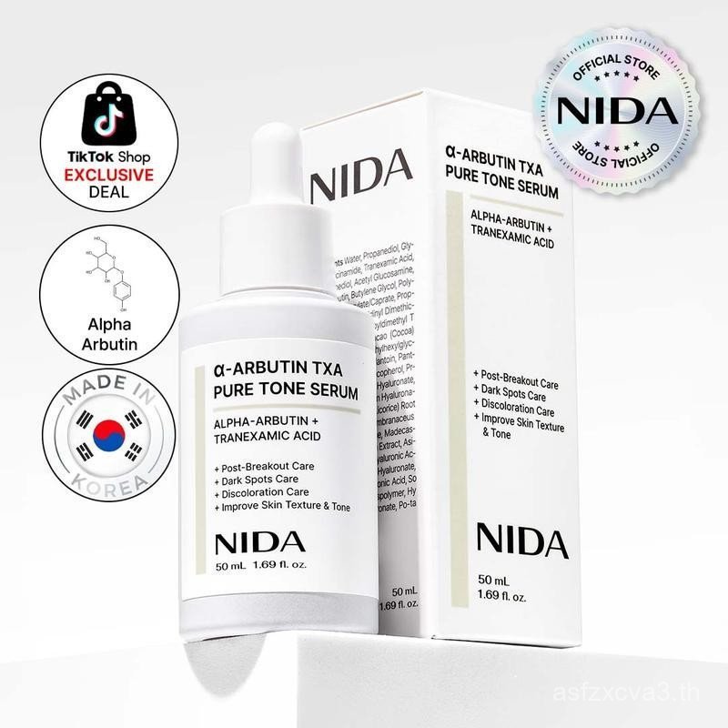 NIDA alpha-Arbutin TXA Pure Tone Serum Dark Spots Tone Glow RSN4