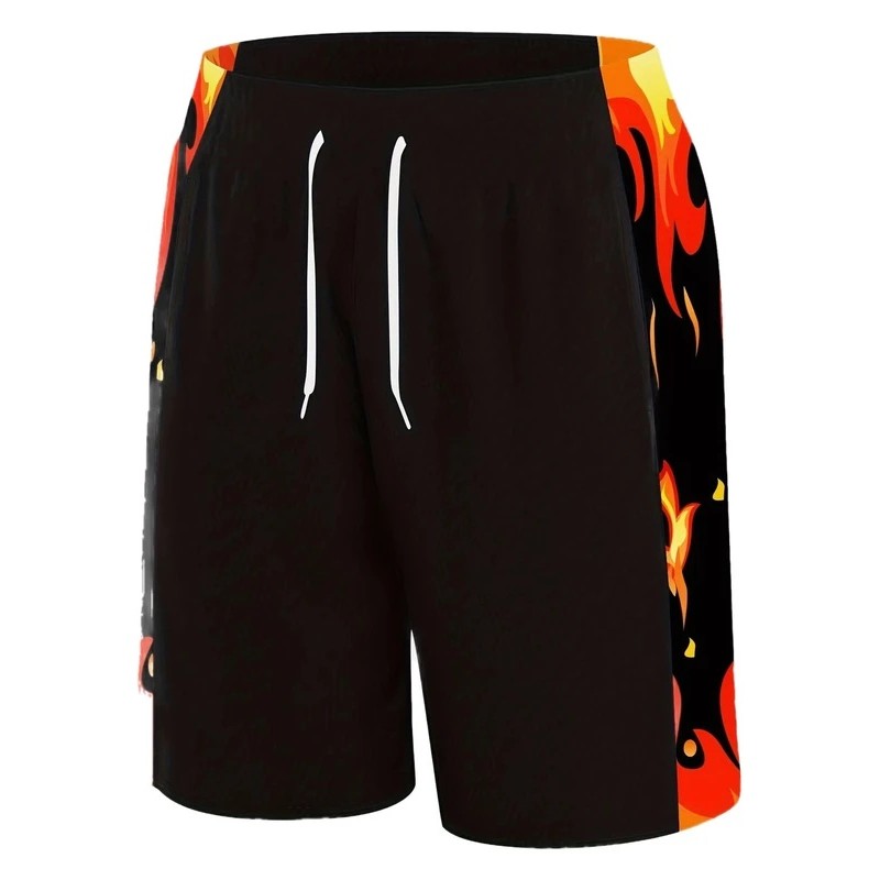 Ydy2026 Summer New Mens 3D Print Mesh Basketball Shorts Y2K กางเกงลําลองขนาดใหญ่เหมาะสําหรับทุกวัน