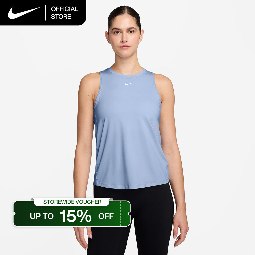 Nike Dri-FIT Women's One Classic Tank Top - Hydrogen Blue [FN2809-407]