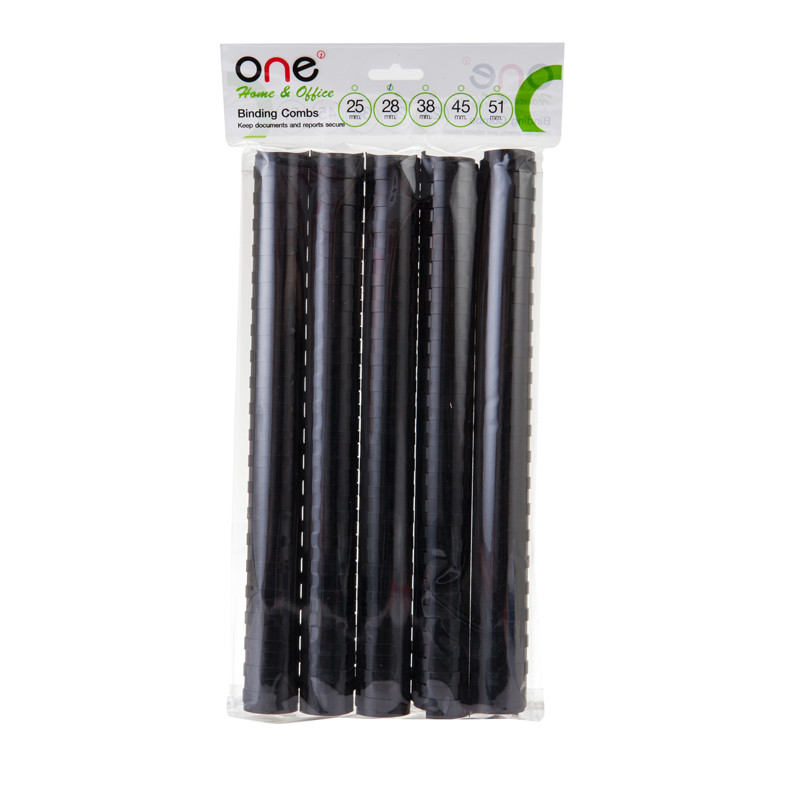 ONE สันห่วง 28 มม. แพ็ค 10 อัน สีดำ ONE Home&Office