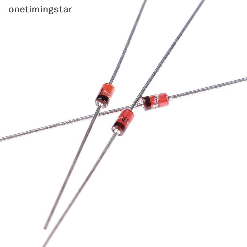 Onetimingstar 50pcs 1W 5.1V Zener ไดโอด 1N4733A 1N4733 IN4733A IN4733 5V1 โวลต์ DO-35 OMS