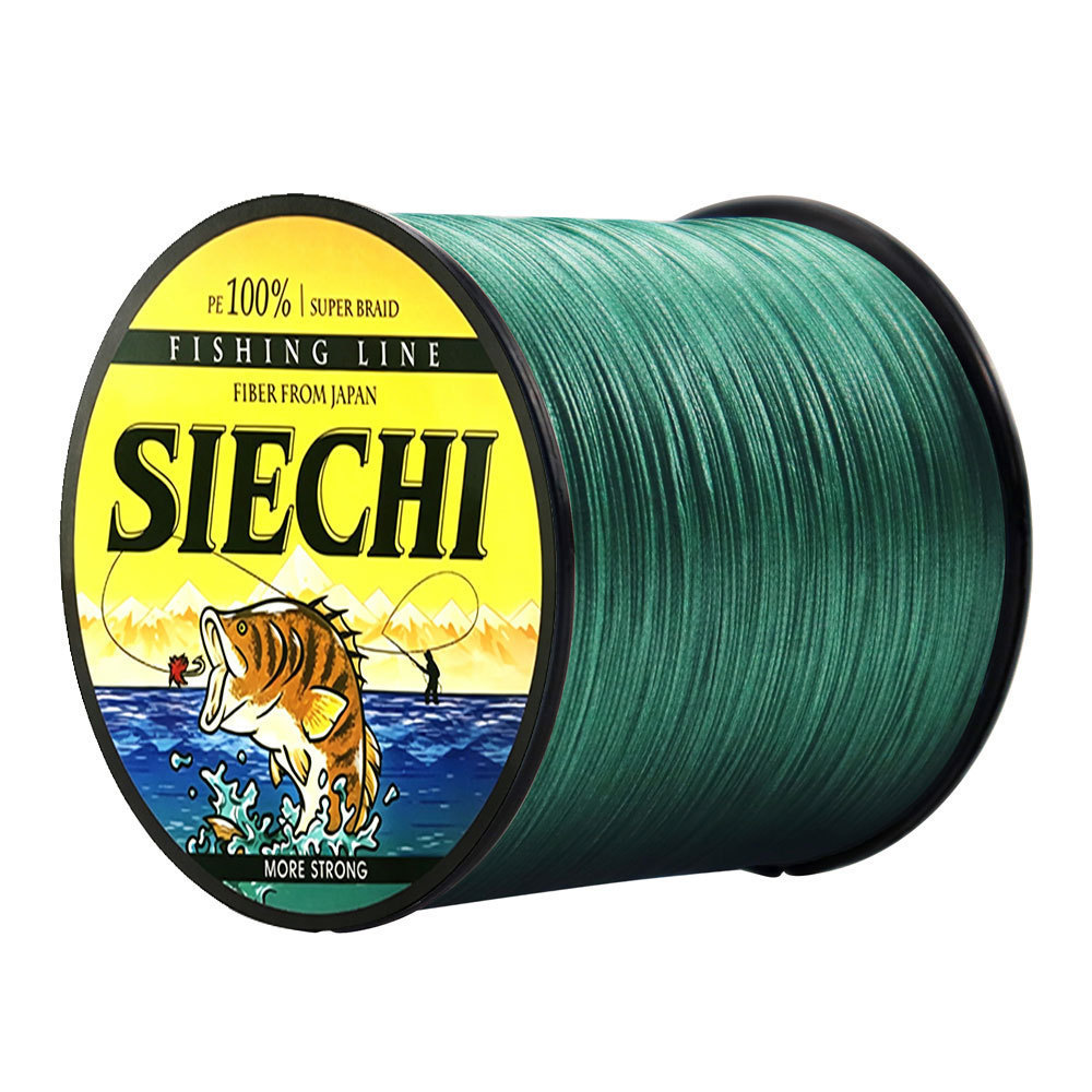 SIECHI 1000m 16-Strand Braided PE สายตกปลา 1000m ล่อลอยลวดเหยื่อตกปลา
