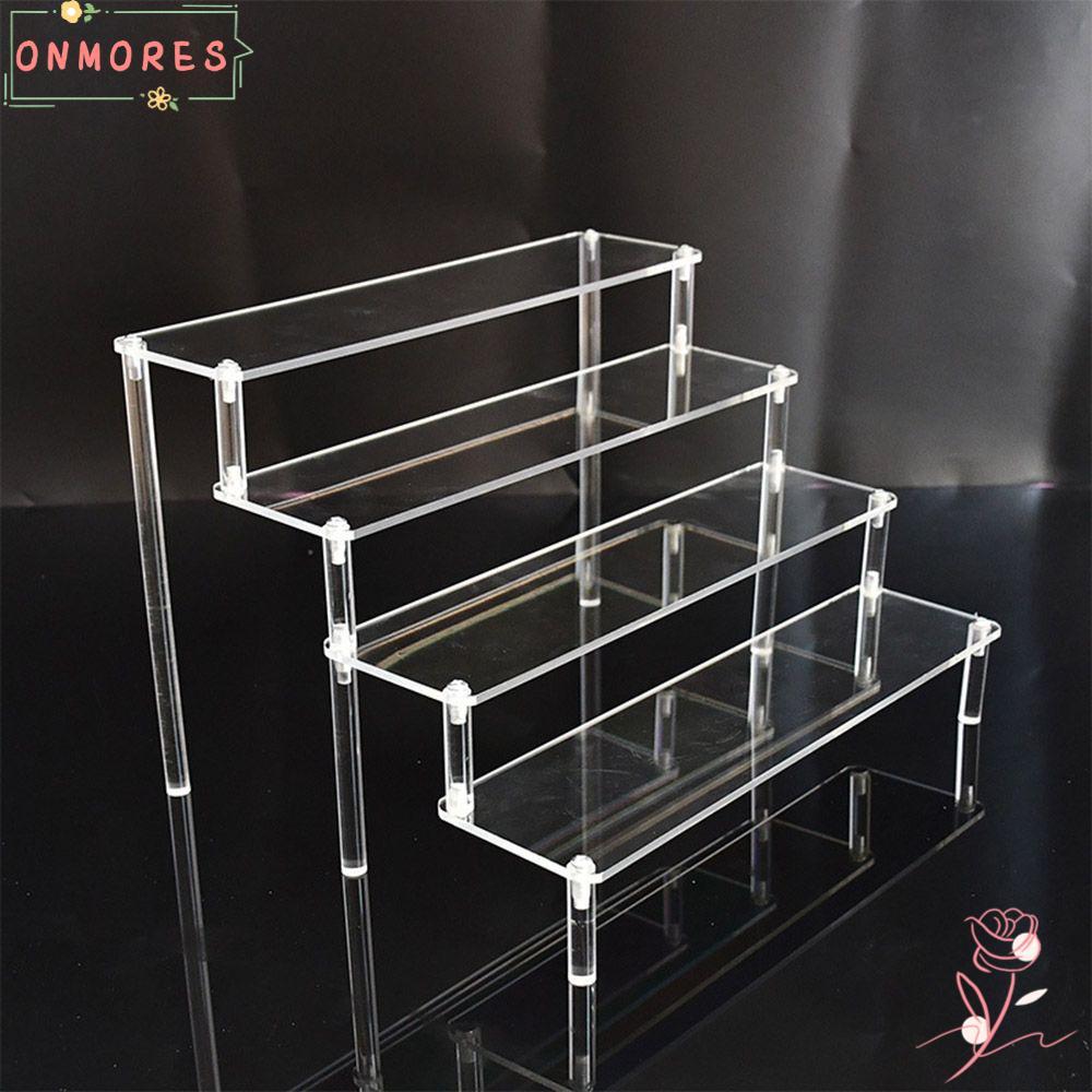 ONMORES Storage Racks Handle Trapezoidal Display Shelf Home Storage Makeup Organization Storage Hold