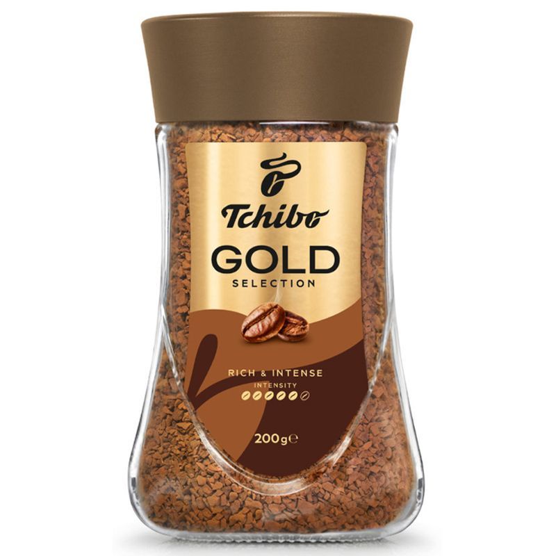 ทชิโบกาแฟสำเร็จรูปโกลด์ 100กรัม Tchibo Gold Selection Coffee 100g.