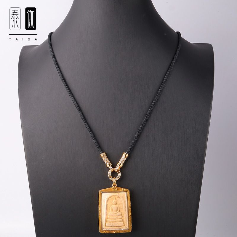 T Thailand Amulet Chain Diamond Quick Release Buckle Rope Universal Buckle Tangka Pendant Lanyard Un