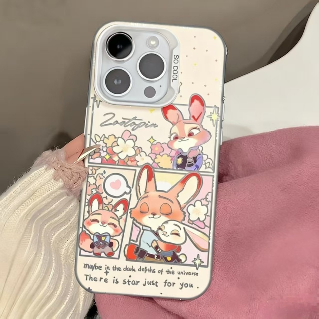 เคส Iphone Q duo รุ่นป้องกันการตก Nick และ Judy สําหรับ Iphone 17 11 12 13 14 15 16 Iphone 7 xs xr P
