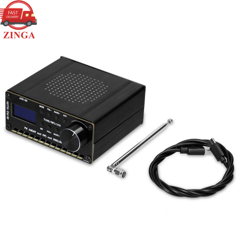 Zinga-th Zinga-th ATS-20 SI4735 Full Waveband เครื่องรับวิทยุ FM AM (MW & SW) SSB (LSB USB) ครอบคลุม