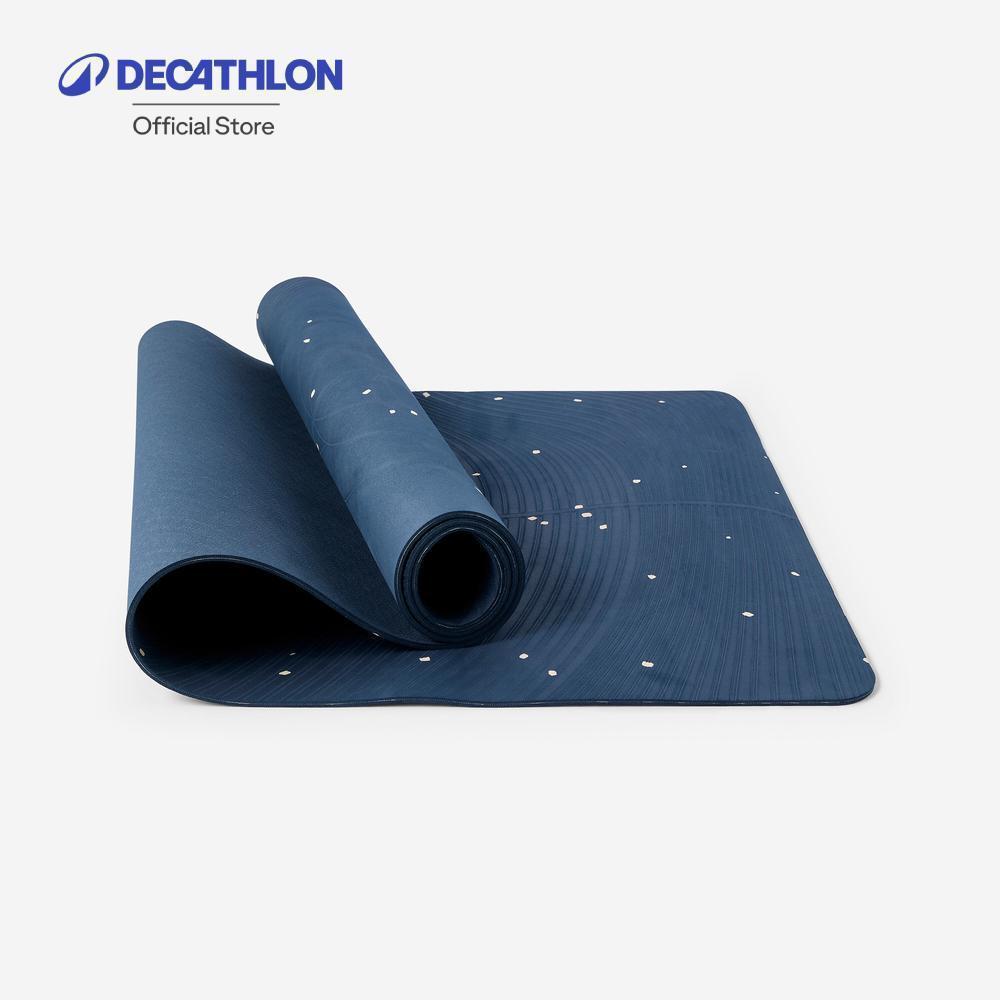 Decathlon 5 Mm Grippy And Comfortable Gentle Yoga Mat เสื่อโยคะสำหรับเจนเทิลโยคะ หนา 5 มิลลิเมตร - Blue