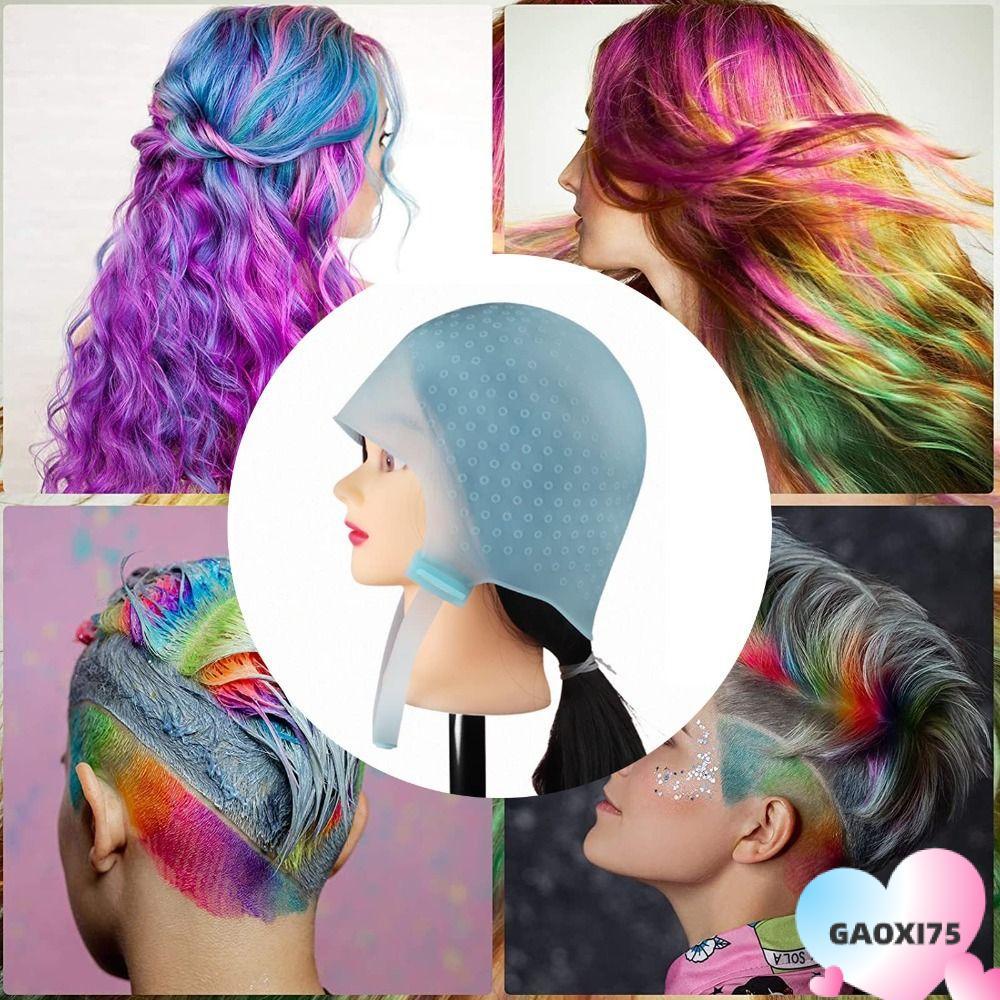 GOXI75 หมวกทําสีผม Soft Hairdressing Salon เครื่องมือจัดแต่งทรงผมมืออาชีพ
