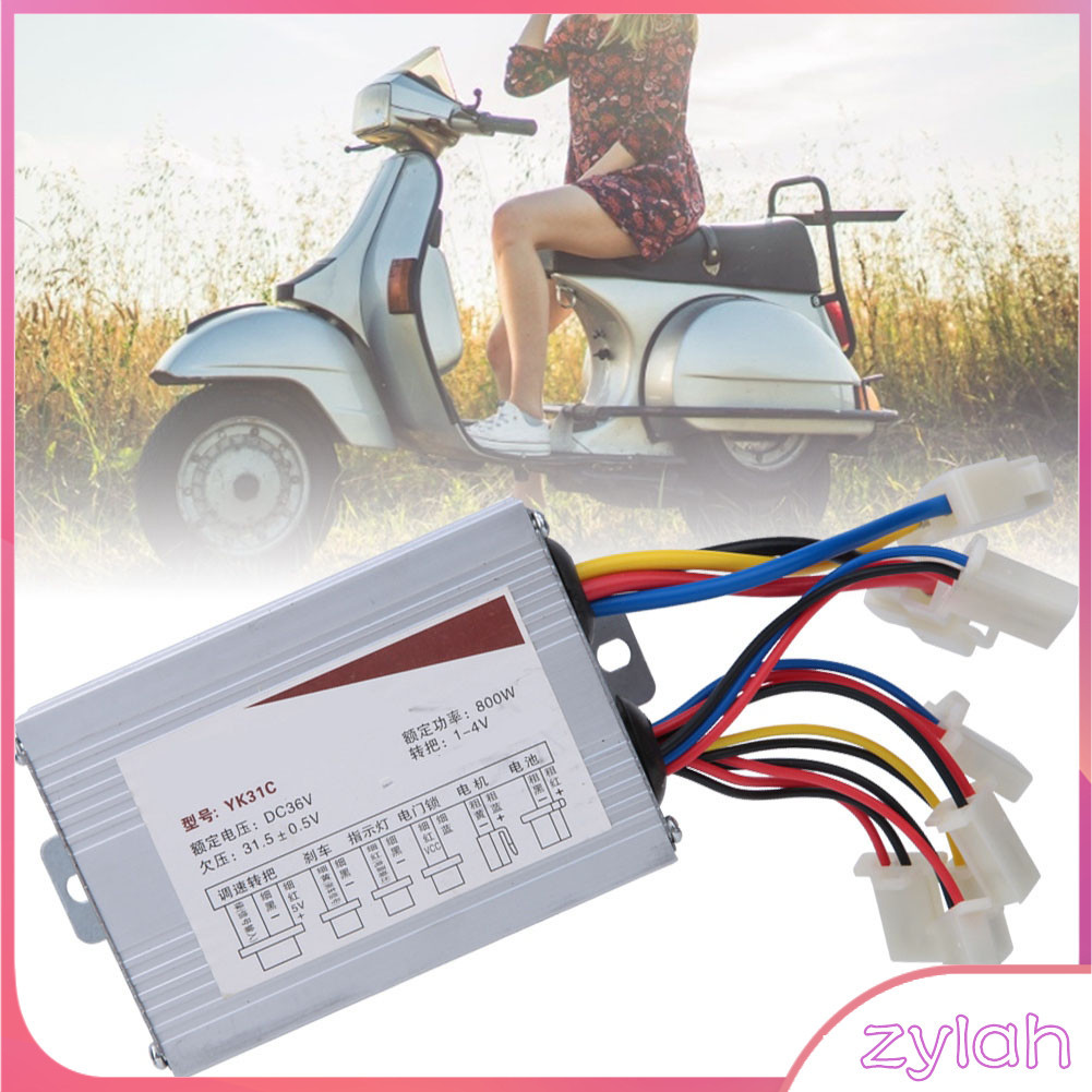 zylah-th Blacoh Elektriska 36V 800W มอเตอร์ไร้แปรงไฟฟ้าแปรง DC ควบคุมความเร็วสำหรับ Electro รถสามล้อ