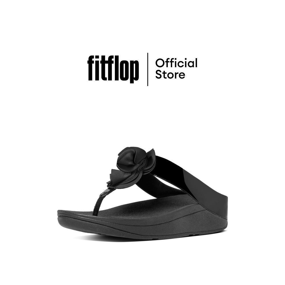 FITFLOP COMM-FLORRIE TOE-POST รองเท้าแตะแบบหูหนีบผู้หญิง รุ่น C91-001 สี BLACK