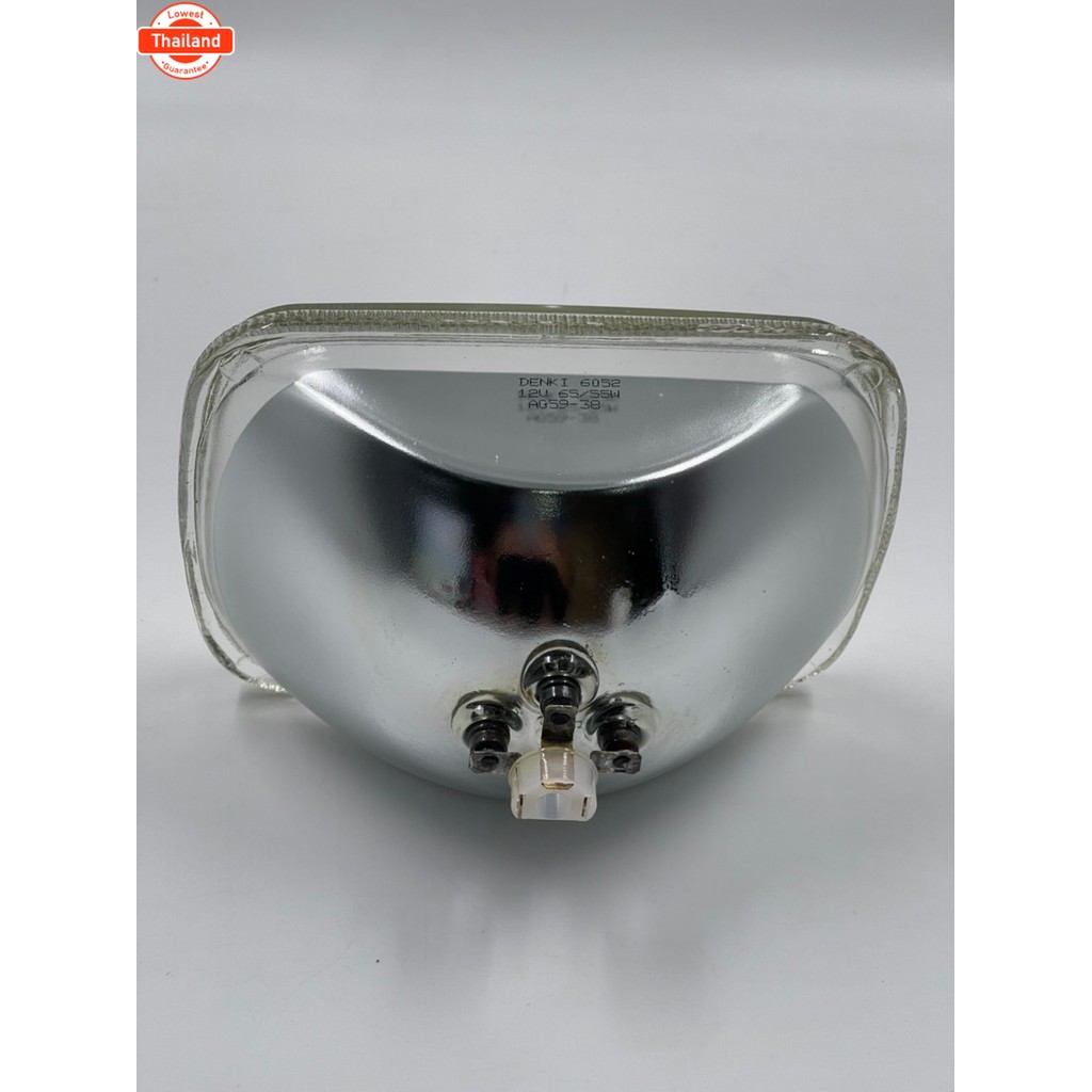 DENKI ไฟหน้า ทั่วไป 12V 65/55W เปลี่ยนหลอดไม่ได้ ขนาด 5.5x7.8" LN40-56/MTX/KBZ/TFR/CYCLONE/THUNDER