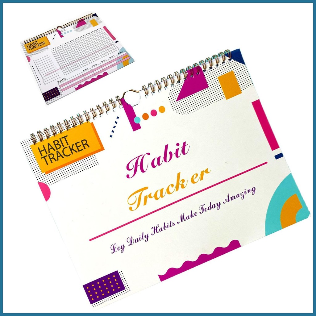 Habit Tracker Planner รายสัปดาห์ Chore สําหรับผู้ใหญ่ Undated Habit Tracker Planner เพื่อสุขภาพฟิตเน