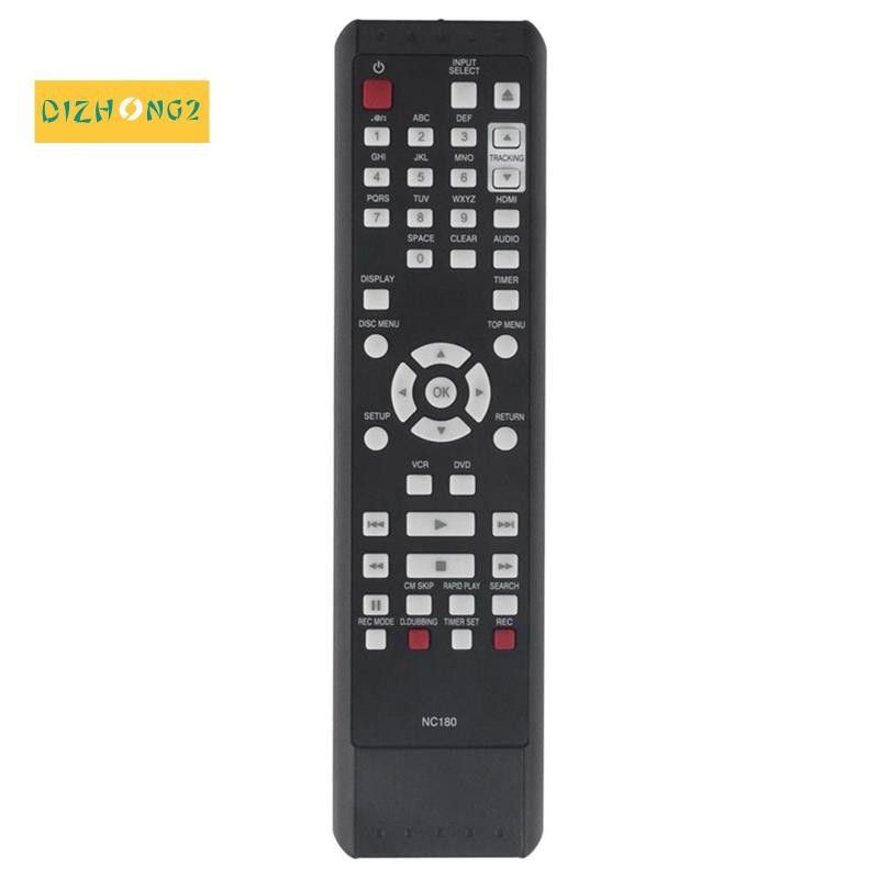 [dizhong2]NC180 รีโมทคอนโทรลสําหรับ DVD VCR NC180UH ZV427FX4 ZV427FX4A Recorder