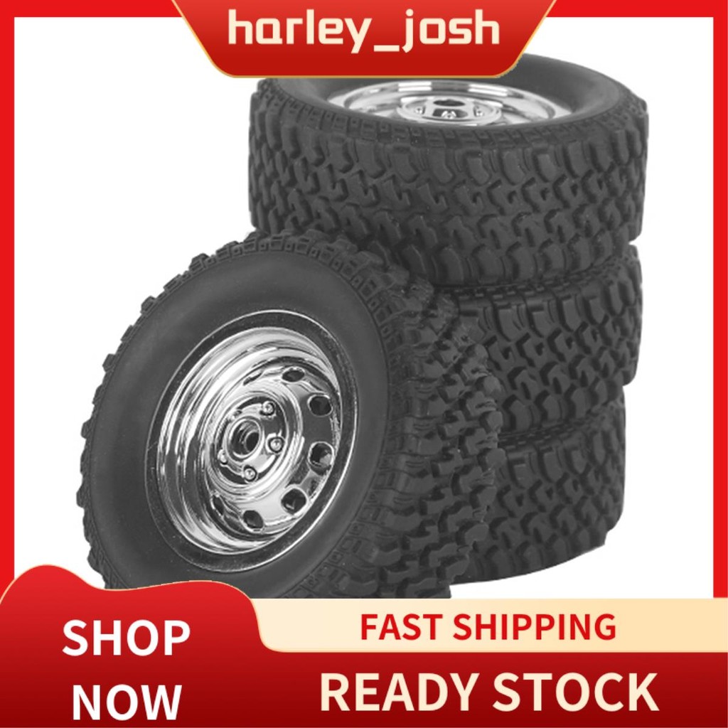harley_josh 4 ชิ้น 60 มม.ยางล้อสําหรับ LDRC LD1297 LD1299 RC รถอะไหล่อัพเกรดอุปกรณ์เสริม