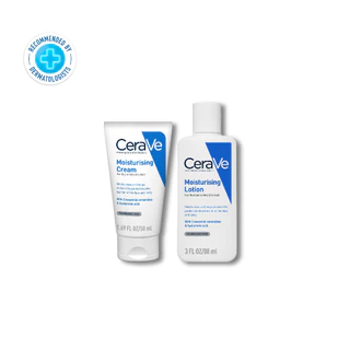 เซตครีมกู้ผิวแห้งขุย Moisturising Cream 50g + Moisturising Lotion 88ml