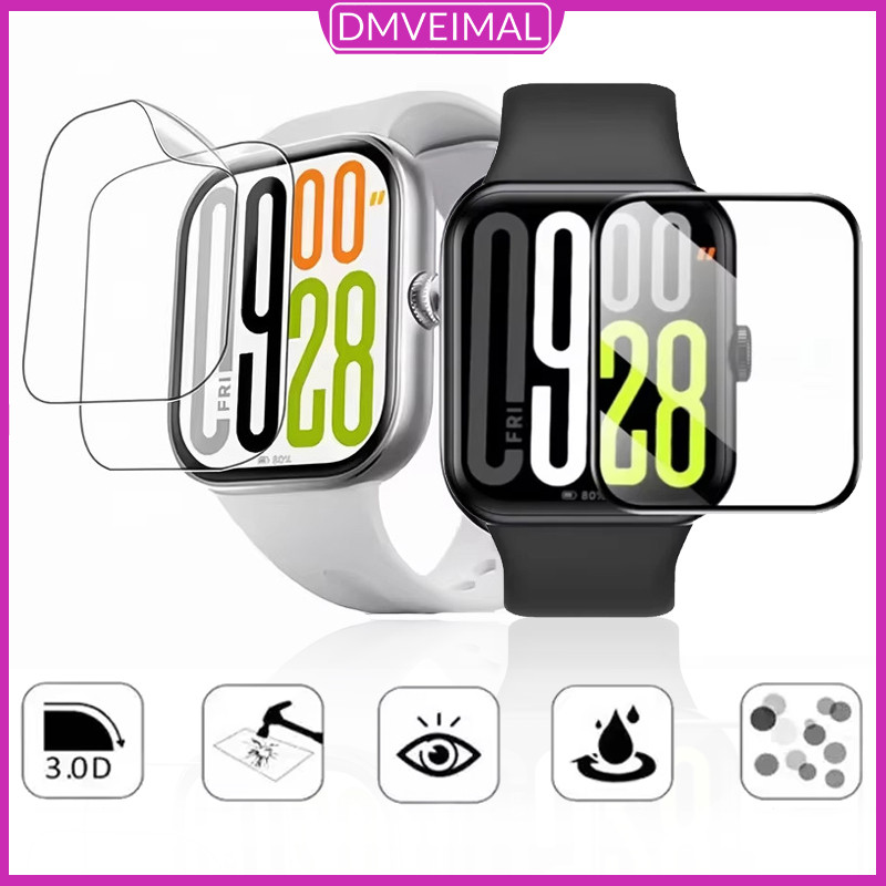ฟิล์มกระจก Temper 3D/ฟิล์มไฮโดรเจล นิ่ม for Smartwatch Redmi watch 5 อุปกรณ์ป้องกันหน้าจอ Anti-Gores
