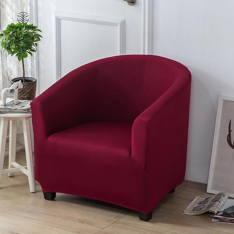 Blossom Bazaar เดี่ยวโซฟา Club โซฟาสําหรับห้องนั่งเล่นยืดหยุ่นผ่อนคลาย Armchair Protector สีทึบ Span