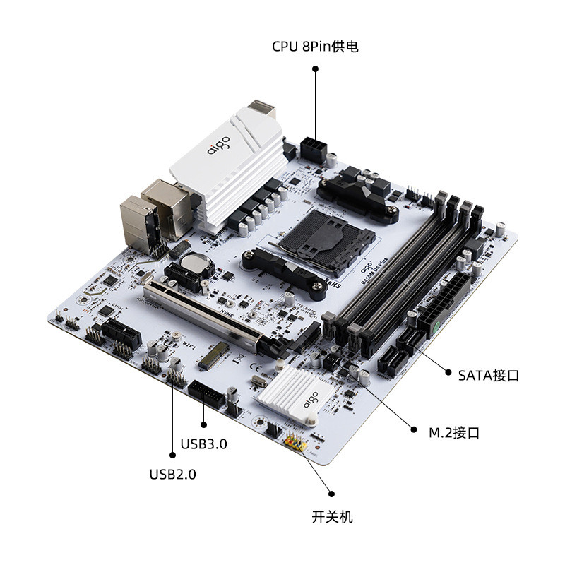 10.13 f Patriot B450 PLUS DDR4 ยี่ห้อใหม่เมนบอร์ดเกมออกแบบคอมพิวเตอร์สนับสนุน AM4 12345 รุ่น