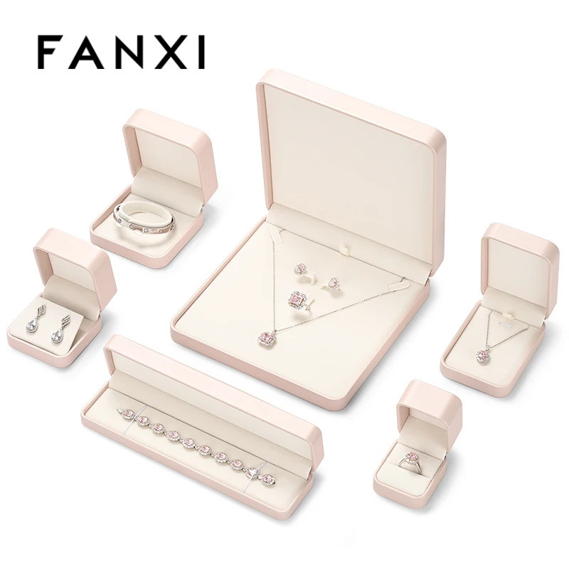 Fanxi กล่องแหวน PU หนังกล่องเครื่องประดับ Organizer H161