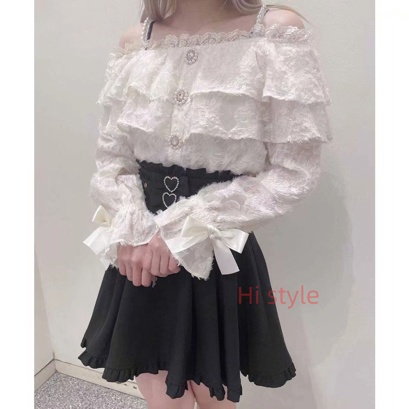 เสื้อเชิ้ตแขนยาวลูกไม้ สไตล์RoJitaและLizLisa