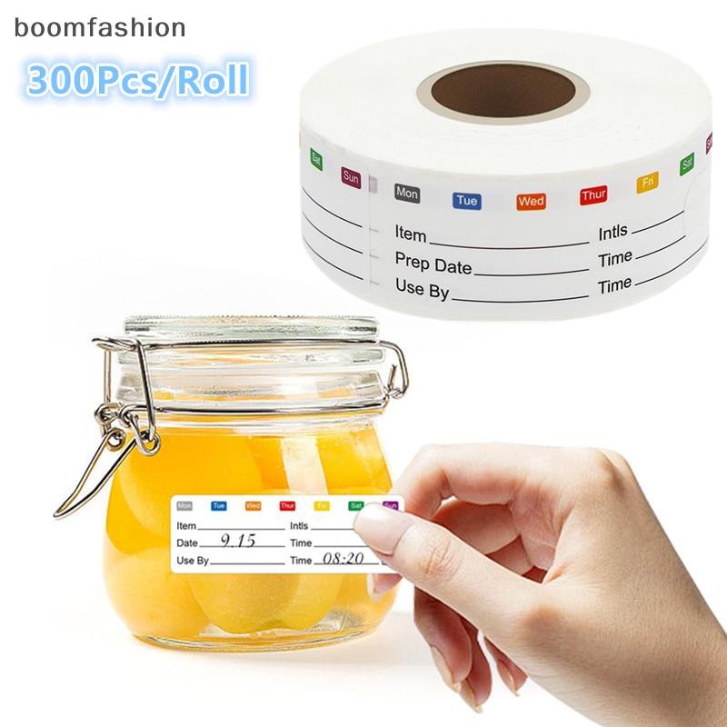[BOOM] 300 ชิ้น/ม้วนครัววันที่อาหารสติกเกอร์ป้ายเครื่องเขียนสติกเกอร์ขนม Candy Storage หมดอายุวันที่ป้าย Self-Adhesive สติกเกอร์ TH