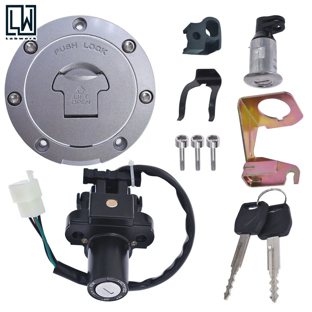 สําหรับ Honda CBR600F4/F4i 2001-2006 สวิทช์การใช้หมวกที่นั่งล็อคชุดกุญแจ