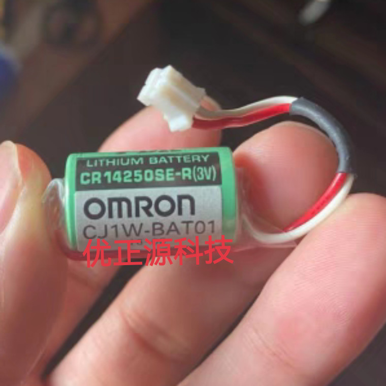 Omron CJ1W-BAT01 3V CP1W CP1H CP1L CR14250SE-R PLC แบตเตอรี่ลิเธียม