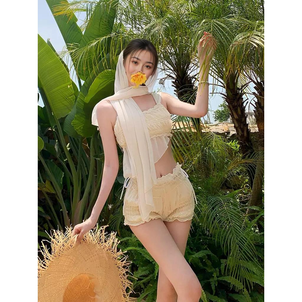 💕beachgirl💕ชุดว่ายน้ําแฟชั่น ชุดไปทะเล sexy สไตล์สาวฮอต ใหม่ การออกแบบที่เป็นเอกลักษณ์ ส่งไวจากไทย - รูปที่ 3