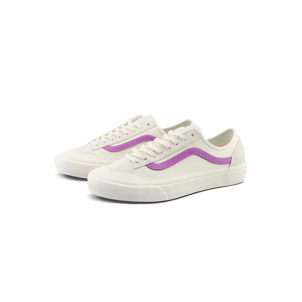 Vans Vans Official Style 36 Grape Purple Fresh Simple Mens Shoes Womens Shoes รองเท้าผ้าใบ Travel Go