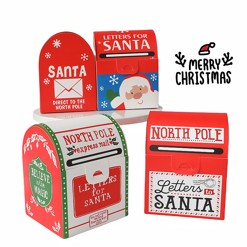 BMBO paperbag ตู้ไปรษณีย์ กล่องจดหมาย กล่องขนม กล่องคริสต์มาส ของขวัญคริสต์มาส ของขวัญ พัสดุ กระเป๋า