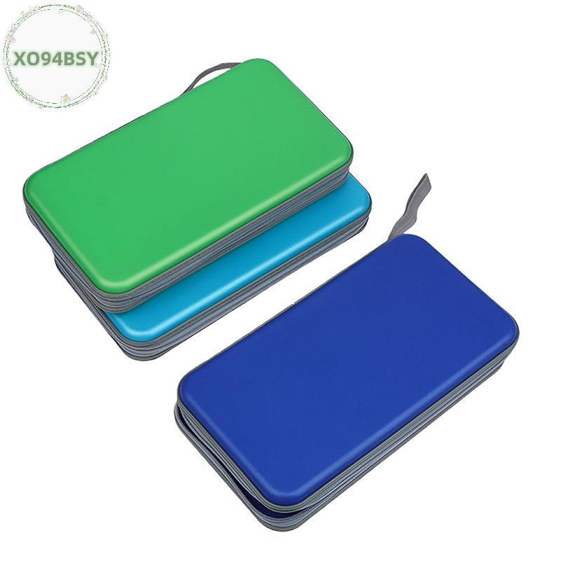 XO94BSY 80 แผ่น CD DVD Carry Case Cover Disc Storage Holder CD Sleeve Wallet Album Hard Box Plastic 