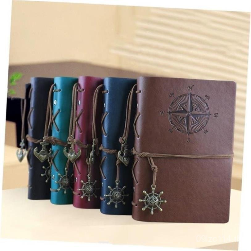 Leather Journal Notebook Cover Diary A6 Unlined Blank Paper YFX7