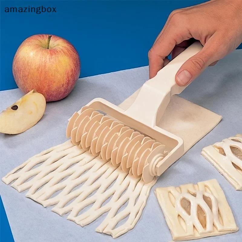ABTH Pastry Lattice Roller Cutter พาย Pastry Dough Fondant พิซซ่าเค้กเครื่องตัด Roller Home Kitchen 