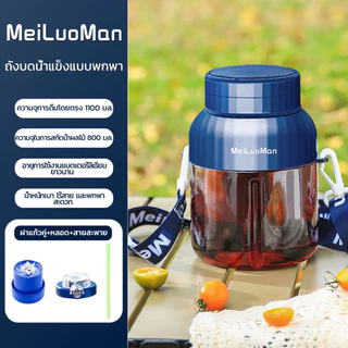 เครื่องปั่นน้ำผลไม้พกพา 1100มล ชาร์จUSB ดีไซน์กะทัดรัด พกพา มัลติฟังก์ชั่น ไร้สายปั่นน้ำผลไม้ Portable Blender