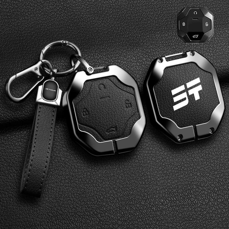 รถโลหะผสมสังกะสีหนังสําหรับ Chery Jetour Traveller Jetour T2 เปลี่ยนขน DASHING X-1 PlusKey เปลือกป้อ