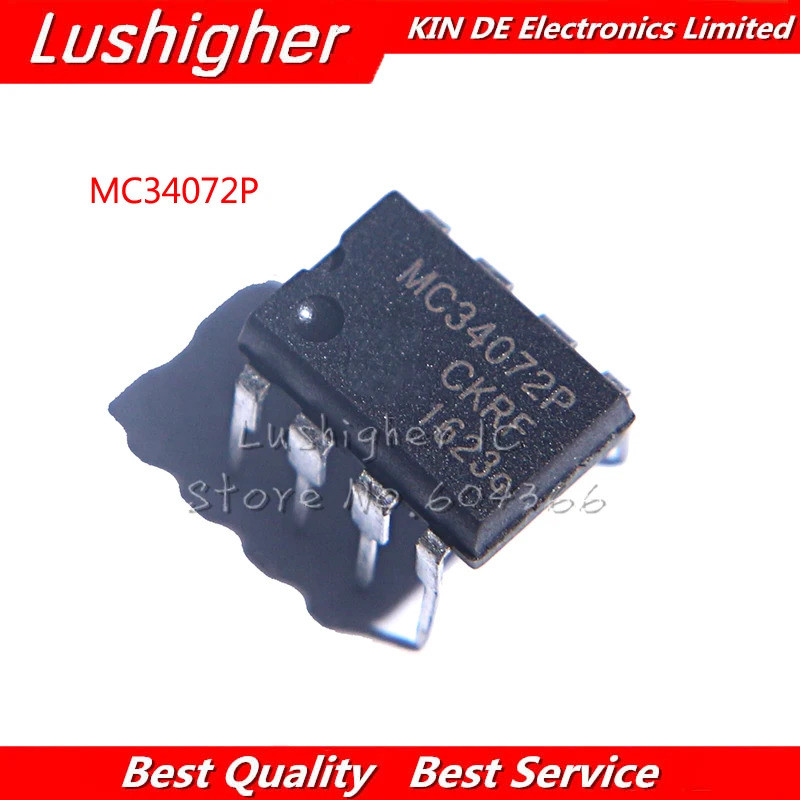 10 MC34072P DIP8 MC34072 DIP-8 MC34072PG DIP