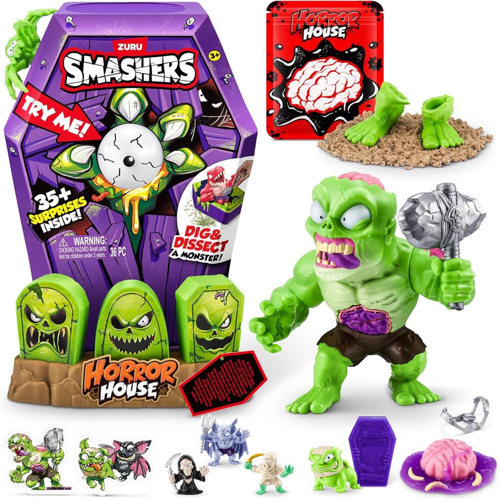 Smashers Mega Horror House โดย ZURU, Interactive Toy, ของเล่นสะสมสําหรับเด็กและวัยรุ่น