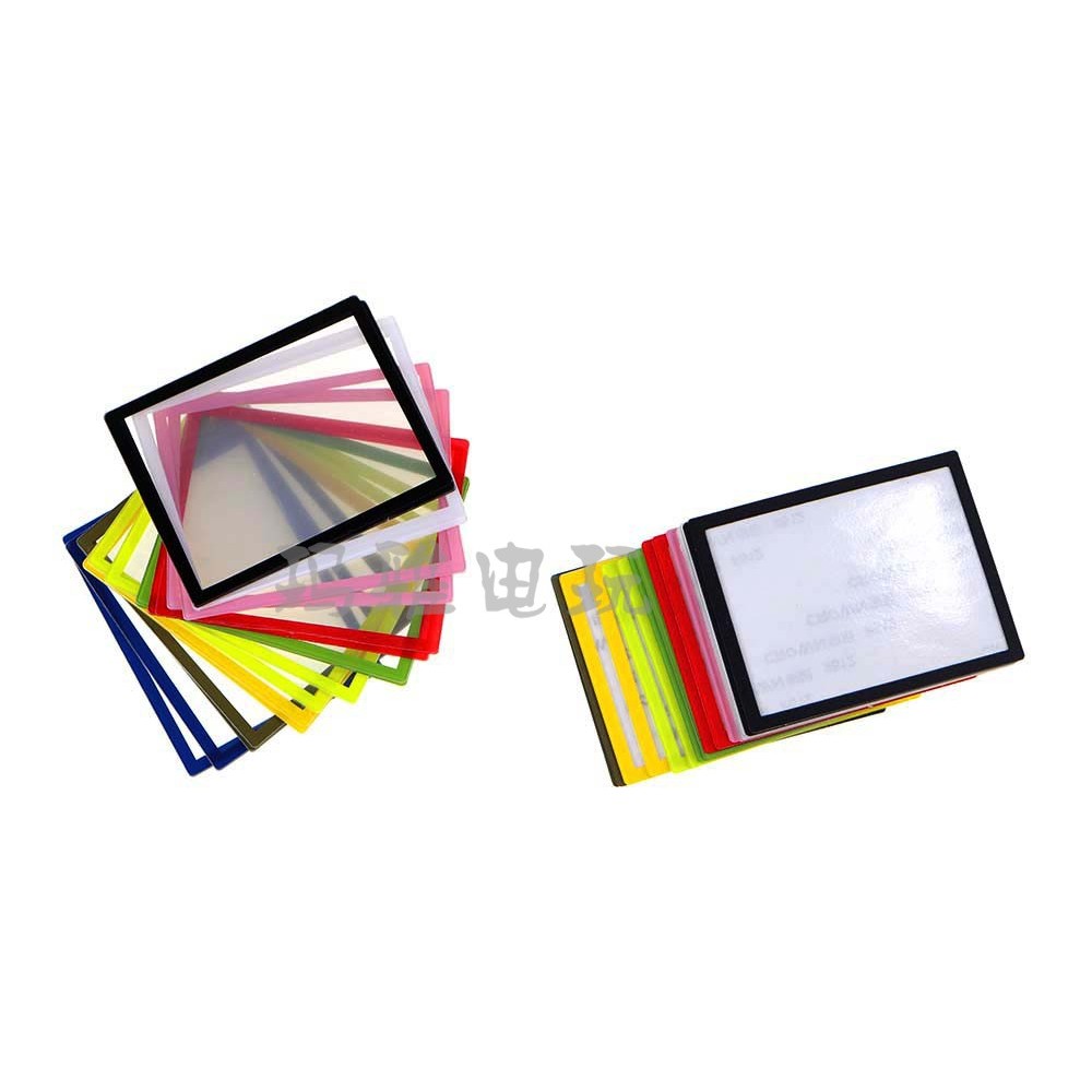 NDSL กระจกหน้าจอด้านบนพื้นผิวกระจกหน้าจอล่างสีต่างๆแผงพื้นผิวกระจกสี ndsl พื้นผิวกระจกสี