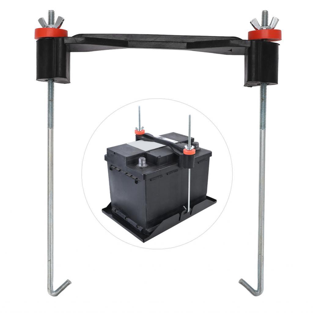 Carstudio-TH Universal Battery Hold Down Bracket Holder 10in J Bolts-อลูมิเนียมอัลลอยด์ระดับพรีเมียม