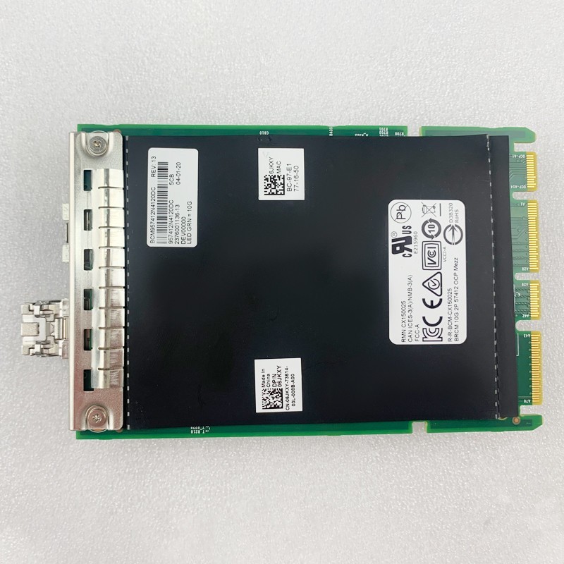 DELL R7525 R750 R650 OCP3.0 การ์ดเครือข่าย Mega Dual Port BCM57412 CP610 0C5RNH