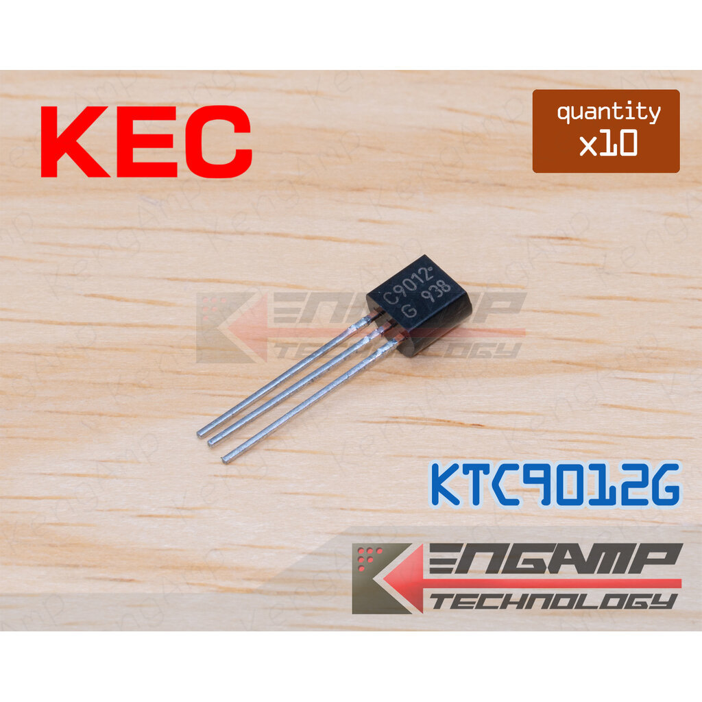 (10ตัว มีตัวเลือก) [TR] C9012 หรือ C9013 KEC PNP NPN TR 0.5A 30V 625mW