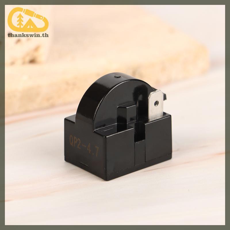 Thankswin QP2-4.7 PTC Starter Relay 1 Pin ตู้เย็น Starter Relay และ 6750C-0005P ตู้เย็น Overload Pro