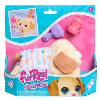 Hasbro furReal Newborns Puppy Interactive Pet, Small Plush w…